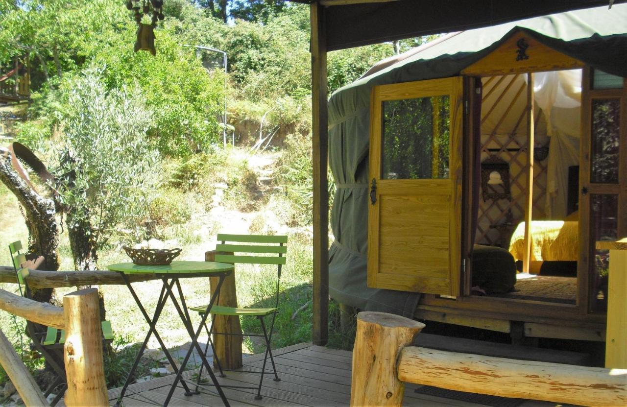Green Man Yurt Penela Extérieur photo